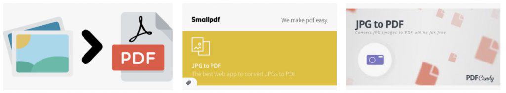 Online tools voor JPG to PDF maken converteren simpel