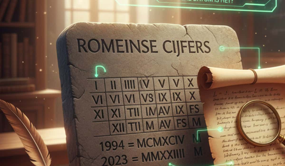 Romeinse cijfers betekenis en gebruik in dagelijks leven